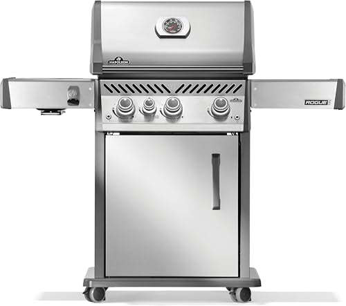 Napoleon Rogue PRO 425 3-Burner Natural Gas Grill with Infrared Side Burner