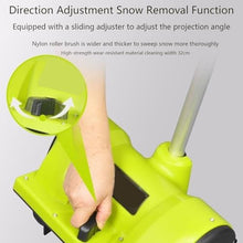 GESAIDES Snow Shovel, Cordless Electric Snow Shovel, with 32cm Width, 16cm Depth, 8m Throw Distance, Snow Blower Shovel, for Patio Deck Driveway(2 Battery)