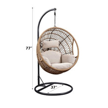Vasant Hanging Chair in Fabric & Rope