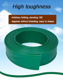 XIYYANUS Lawn/Garden Edging Borders, Plastic Edging Sizes Garden Isolation PEmaterial(0.49x164ft)