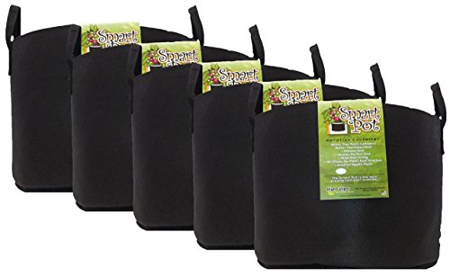 SMART POT 20 Gallon Soft Sided Fabric Garden Planters, Black - Wholesale Case of 50