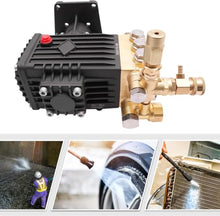13 Horizontal Shaft Pump,4000 Psi,15 Lmin,Brass Head,Unloader Valve,Fits 1-Inch Shaft Gas Engines