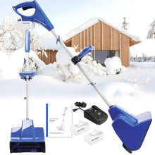 Eastnmythet Electric Snow Shovel Cordless, Snow Blower Battery Powered, Cordless Snowblower Snow Thrower for Sidewalk Yard,2 Battery