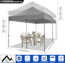 COBIZI 10x20 Heavy Duty Pop Up Canopy Tent with Sidewalls, Easy Up Canopy