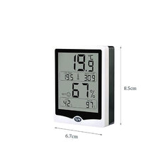 ASWRTYJO ABS Electronic Large Screen Display Memory High Low Thermometer Humidity