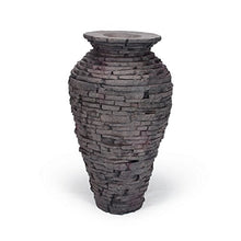 Aquascape 98939 Small Stacked Slate Urn Fountain for Pond Water Feature Landscape and Garden