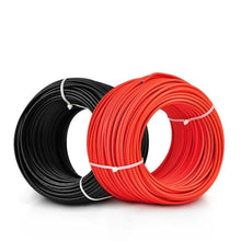 100 Meters Black + 100 Meters Red 16mm2 Solar Wire PV Solar Cable Single Core Insulated Electrical Copper Cable