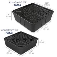 Aquascape AquaBasin 30 Fountain and Water Feature Basin for Landscape and Garden | 78223, Black, 27 Gallon