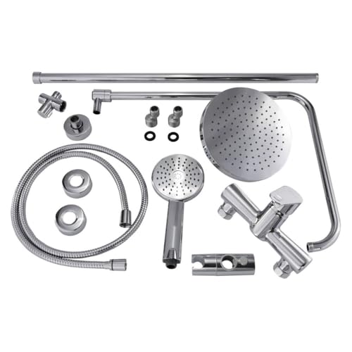 SaunaLife Backyard Barrel Shower Kit Model R3 Golden Color