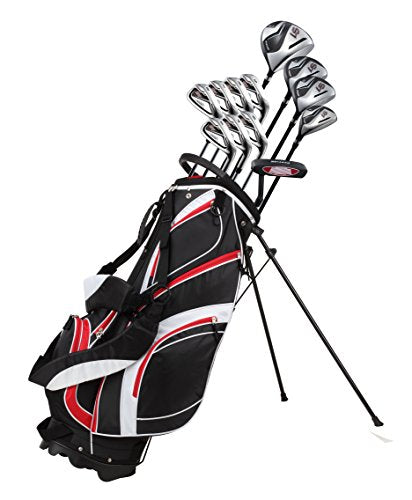 Precise S7 Tall Men's Right Handed Golf Club Set Red