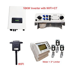 RAEZWJTDC 6KW 10KW Three Phase Solar Grid Tie Inverter 200V-800VDC Input to 380VAC Output(10KW)