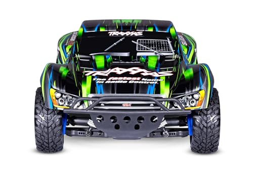 Traxxas Slash 4X4 Brushless 1/10 Scale 4WD Short Course Truck Green