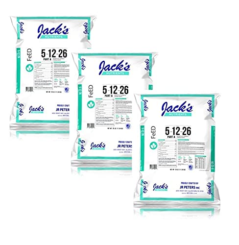 Jack's Nutrients Hydroponic Professional Fertilizer Part A, 25 lb (3 Pack)