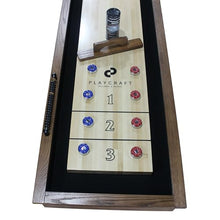 Playcraft Montauk Pecan 12' Shuffleboard Table Whitewash