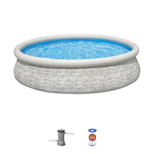 Circular Inflatable Swimming Pool, Home Swimming Pool, with Filter Pump, Filter Element