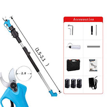 Long-Distance Electric Cutting Tools Garden Horticulture Tree Trimmer Professional Cutter with Sharp Blade Small Garden Tidying Kit Lithium Battery Easy to Carry Long Battery Life