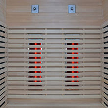 Kang Share Wooden Infrared Sauna Room Canadian Hemlock Low EMF 2-3 Person 1832W