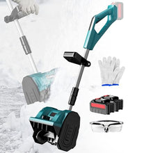 Home Electric Snow Shovel, Compact Handheld Snow Removal Equipment Outdoor Snow Thrower, 3-Way Chute Control, Cleaning Width Up to 30 cm, for Yard/Farm/Property 4500mAh-2batteries