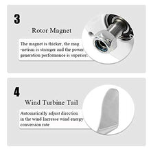 8000W AC Permanent Wind Turbines Generator 12/24/48V W/Controller 5-Nylon Blades Household Power Generator for Solar Streetlight 12v 8000w (12v 6000w)