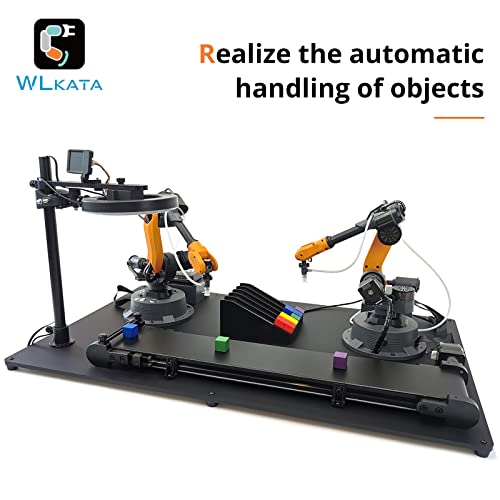 wlkata Vision Set for Mirobot 6DoF Mini Industrial Robotic Arm Black