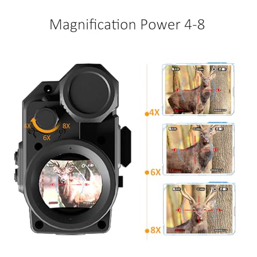 Hwishare Twilite Night Vision Monocular 4-8x40mm Black