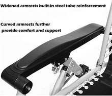 Lightweight Lightweight Zero Gravity Patio Lounger Chair Widening Folding Garden Deck Chair Reclining Home Lounge Chair Outdoor Adjustable Recliner Support 200kg (Color : Black and White Plaid)