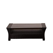 International Home Atlantic Outdoor Coffee Table in Black