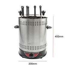 Electric Kebab Grill Machine Automatic Rotating Barbecue Smokeless Oven Rotisserie Roast Domestic Lamb Skewers Heating Stove