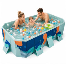 Foldable Pool, Non-Inflatable Pool for Adults & Kids, No Air Pump Needed