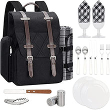 WJJDLLNP 2-person Picnic Bag Outdoor Large Fresh-keeping Thermal Insulation Freezer Waterproof Large-capacity Backpack