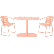 GLigeT Balcony Table and Chair Set Modern Iron Outdoor Balcony Table and Chairs Set Small Apartment Outdoor Chair Leisure Coffee Table Patio Garden Furniture Set Bistro Table Set (Color : B-Chair)