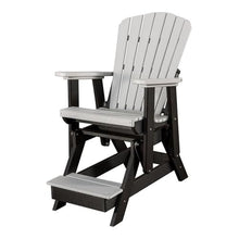 American Furniture Classics 516LGB Fan Back Balcony Glider, Light Gray