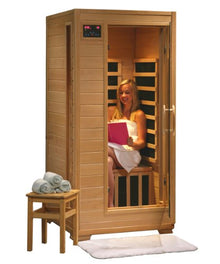 Heat Wave Buena Vista SA2402 1 Person Infrared Sauna with 5 Carbon Heaters