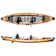 Waimea Bay Vista 2 Seater Inflatable Fishing Kayak Multicolor