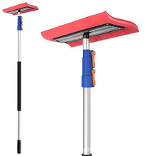 DHXIAMZ Extendable Snow Rake Roof Rake - 5-12 Ft (Up to 18 Ft Reach) Lightweight Aluminum with Soft Foam Pad for Efficient Snow Removal & Solar Panel Cleaning