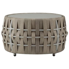 Home Square 2-Piece Outdoor Loveseat and Coffee Table Set Gray
