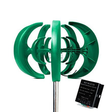 HENGJINGTR Vertical Low Noise Wind Turbine with MPPT Controller,800W 12V/24V/48V Wind Generator 5 Blades Suitable for Outdoor Power Generation,48v