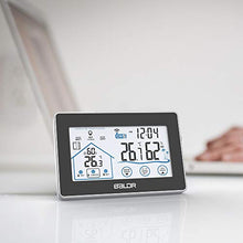 Digital LCD Thermometer Hygrometer Clock Temperature Humidity Meter Tester Comfort Level Indictor Touch Button