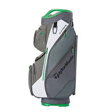 TaylorMade 2022 Supreme Cart Bag Gunmetal White/Green
