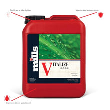 Mills Vitalize Silicic Acid Plant Supplement, Supports Plant Vigor, Nutrient Uptake and Growth Throughout the Entire Growth Cycle, 5L