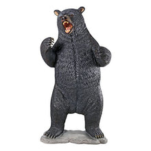 Design Toscano Growling Black Bear Life Size Statue Full Color