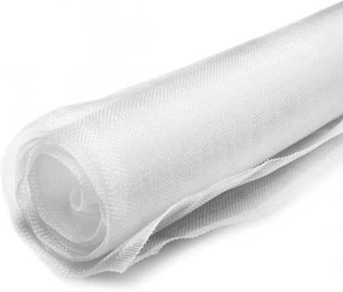 Farm Plastic Supply - Garden Mesh Barrier - Mesh Netting Kit, Fine Bug Netting for Garden, Insect Pest Barrier (13' x 250')