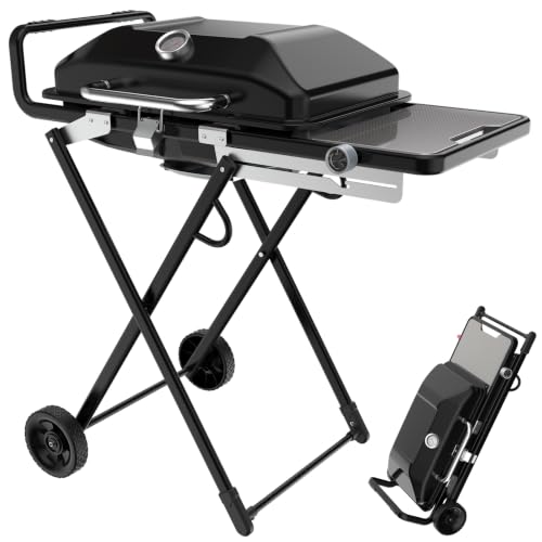 BESTFIRE Foldable Propane tailgate grill Enamel-coated Rust-resistant Body