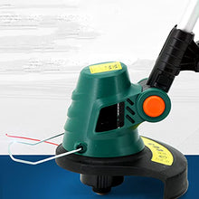 Lazy Electric Lawn Mower Small Lawn Mower Handheld Portable Multifunctional Wireless Lithium Battery Lawn Mower Green