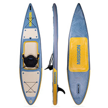 MISSION Stillwater Inflatable Kayak and Stand Up Paddle Board iSUP 11'-5" x 34" x 6