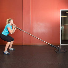 Power Systems Landmine Weight Training Station Olympic Size Bar Black