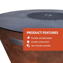 ARTEFLAME Charcoal BBQ Grill and Fire Pit 40" One Series with 5 Accessories