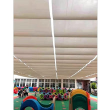 Patio Retractable Awning Canopy 4x5m Blue Weather-Resistant Replacement Kit for Outdoor Gazebo Deck Backyard Sliding Wave Shade Sail