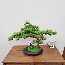 YXIANG56Q Fake Plants Yingbin Pine Simulation Tree Fake Plant Bonsai Indoor Garden Home Office Desktop Decoration Green Plant Simulation Tree Ornaments Bonsai Tree(E)