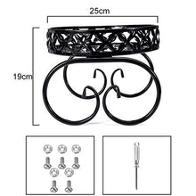 SIDUFHAOPKLL Single layer Metal Stand Plant Rack Flower Shelf Garden Decor Wrought Iron Balcony Outdoor Indoor Pot(E)